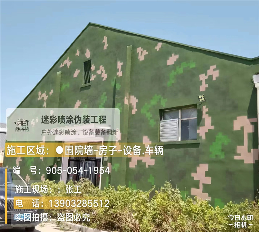 萍乡外墙数码迷彩漆施工报价清单(100㎡标准墙面测算)